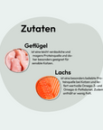 Grau Katze Geflügel & Lachs mit Superfoods