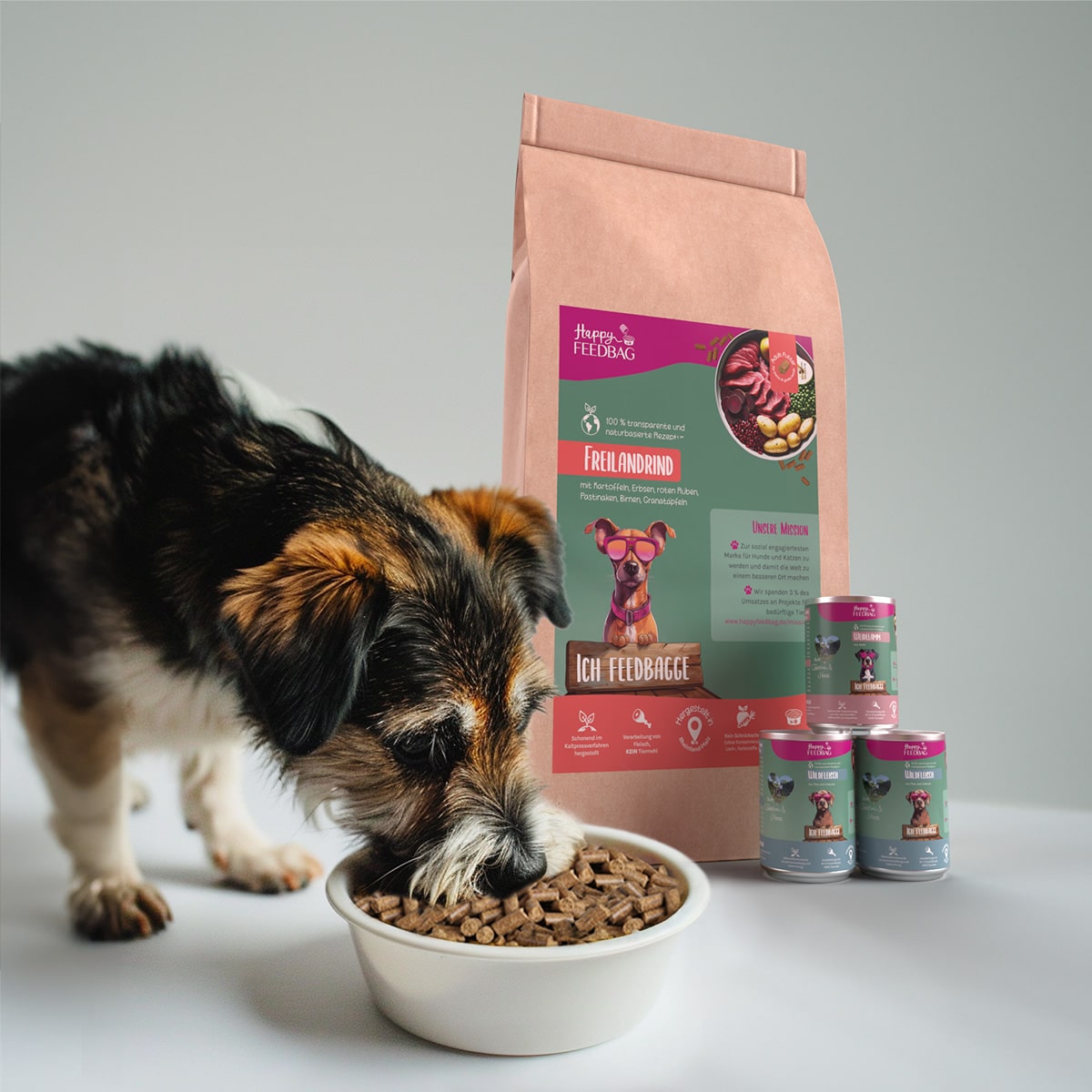HappyFeedbag Freilandrind kaltgepresst & naturbasiert zoo-de