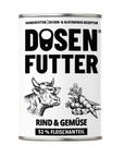 Schnauze & Co. Dosenfutter®Rind & Gemüse (6 x)
