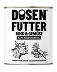 Schnauze & Co. Dosenfutter®Rind & Gemüse (6 x)