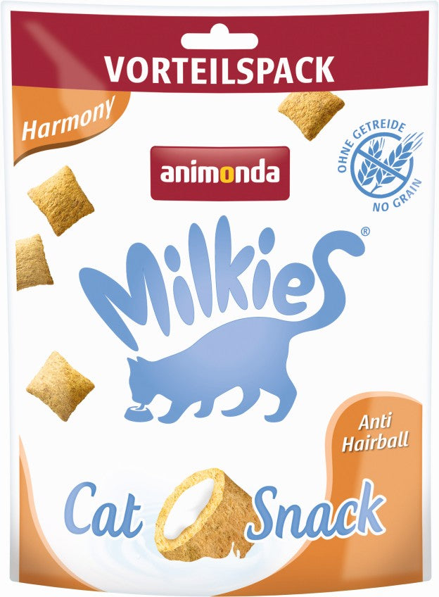 Artikel mit dem Namen Animonda Snack Milkie Harmony Anti Hairball im Shop von zoo.de , dem Onlineshop für nachhaltiges Hundefutter und Katzenfutter.