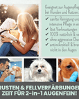 noms+ 2-in-1 Augenfein Reinigung & Pflege für Hunde & Katzen mit kolloidalem Silber
