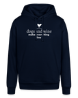 "Dogs & Wine" | Unisex Bio-Hoodie zoo-de
