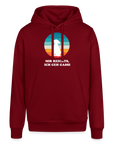 "Mir reichts, Ich geh Gassi!" | Unisex Bio-Hoodie - Burgunderrot
