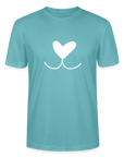 "Doglove" | Männer Bio-T-Shirt - Pastelltürkis