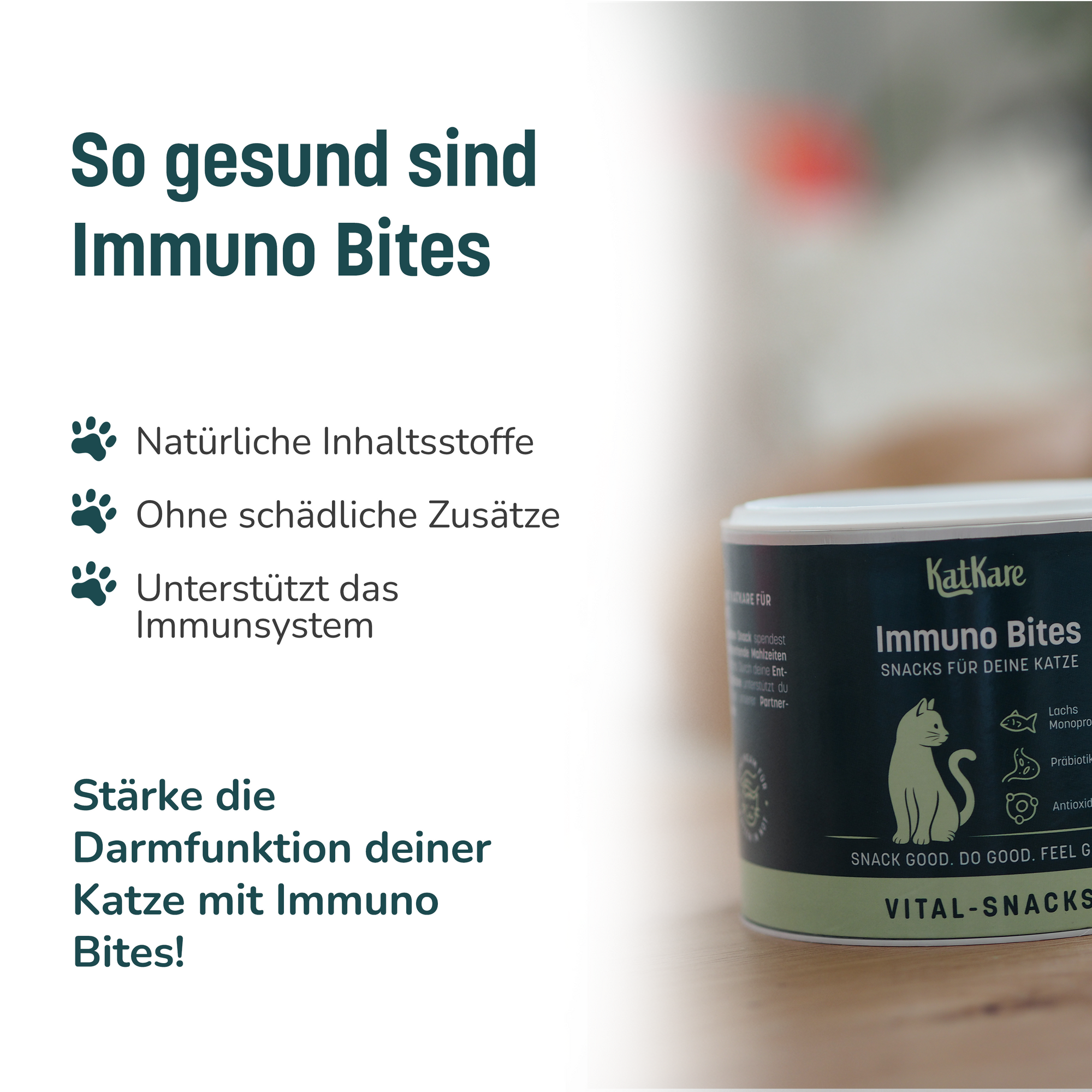 Immuno Bites Gen 2 - Crunchy Bites für das Immungsystem deiner Katze