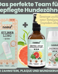 noms+ Silberling: Antibakterieller Zahnpflege-Fingerling für Hunde mit Silberionen