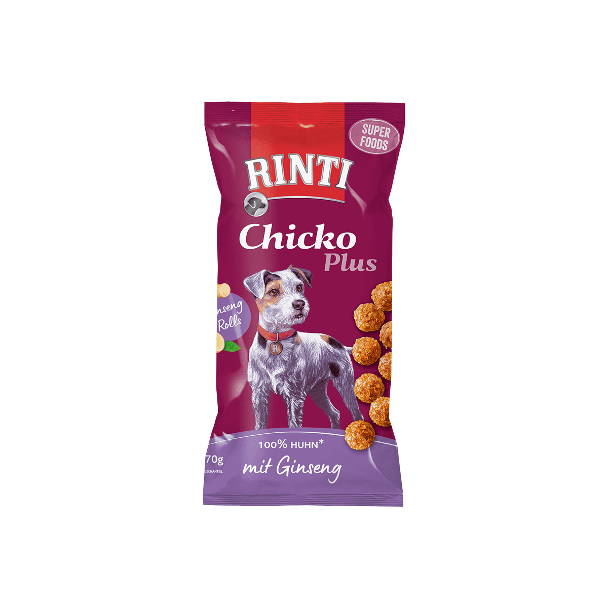 Artikel mit dem Namen Rinti Chicko Plus Superfoods mit Ginseng im Shop von zoo.de , dem Onlineshop für nachhaltiges Hundefutter und Katzenfutter.