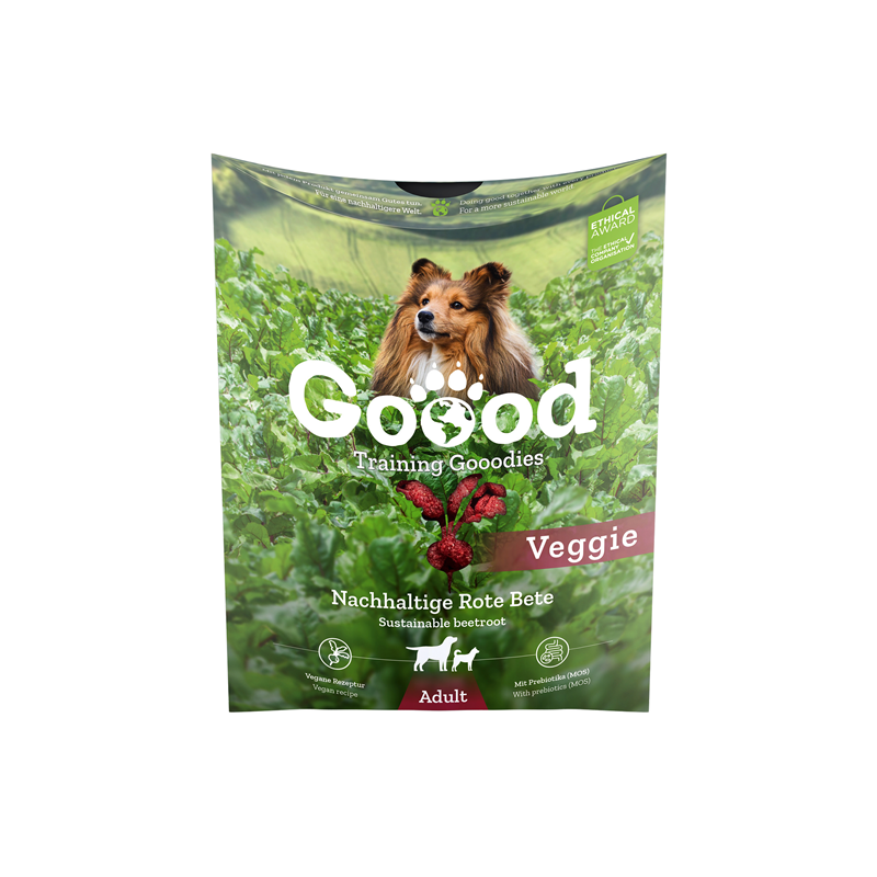 Artikel mit dem Namen GOOOD Training Gooodies Adult Rote Beete im Shop von zoo.de , dem Onlineshop für nachhaltiges Hundefutter und Katzenfutter.