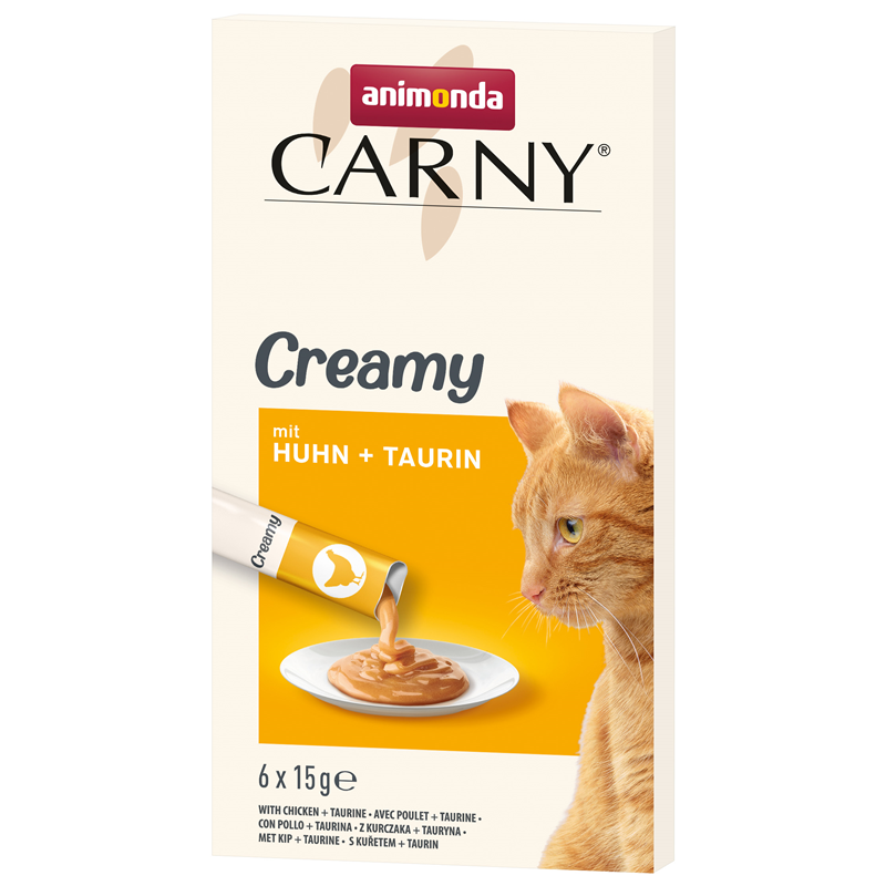 Animonda Carny Cat - Creamy Adult mit Huhn & Taurin  Snack  zoo.de