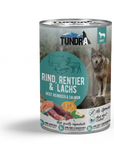 Tundra Dog Rind, Rentier & Lachs Dose