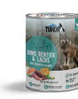 Tundra Dog Rind, Rentier & Lachs Dose