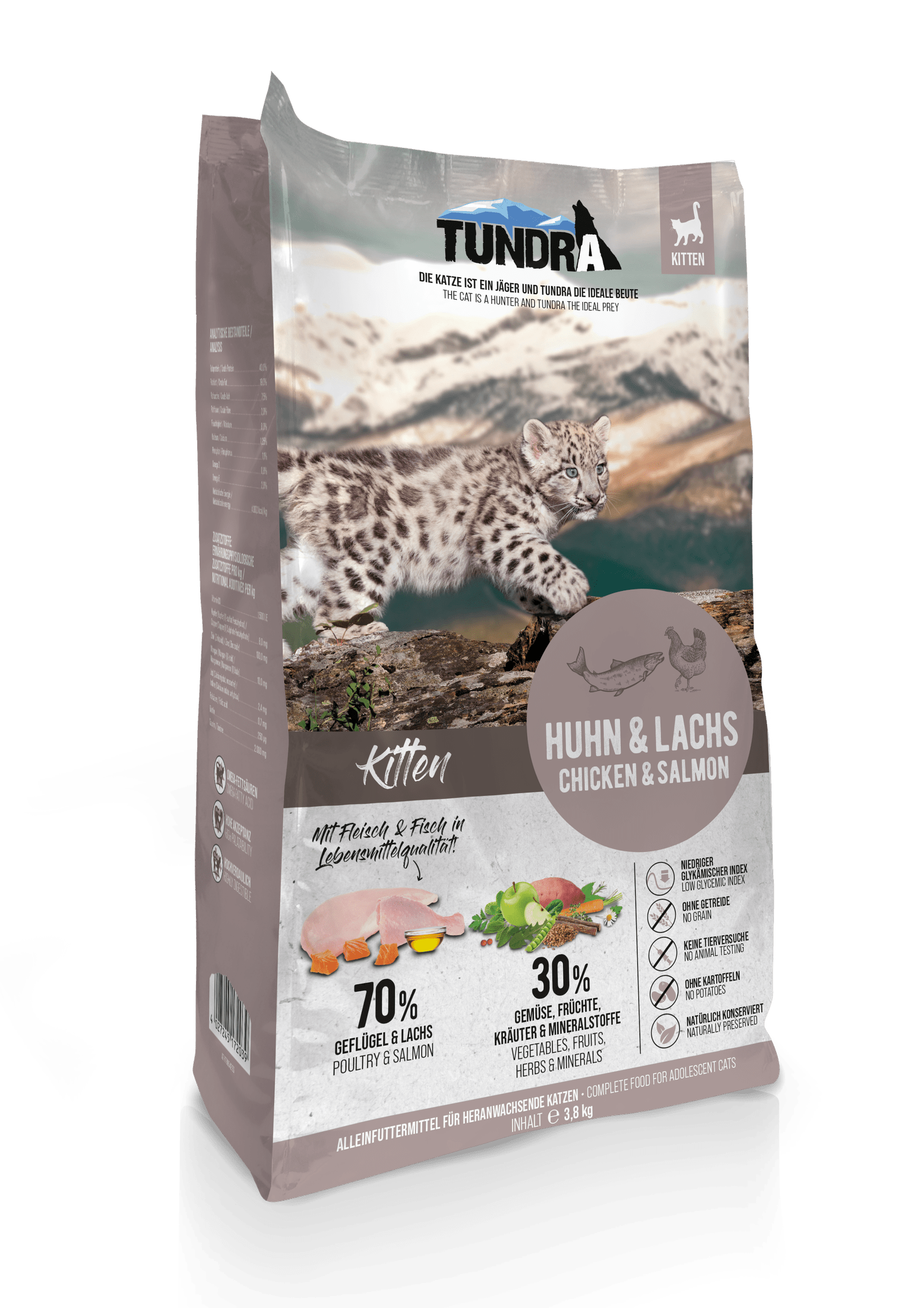 Tundra Katze Trockenfutter Kitten – getreidefrei – zoo.de