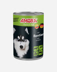 AMORA Dog Fleisch Pur mit Rentier
