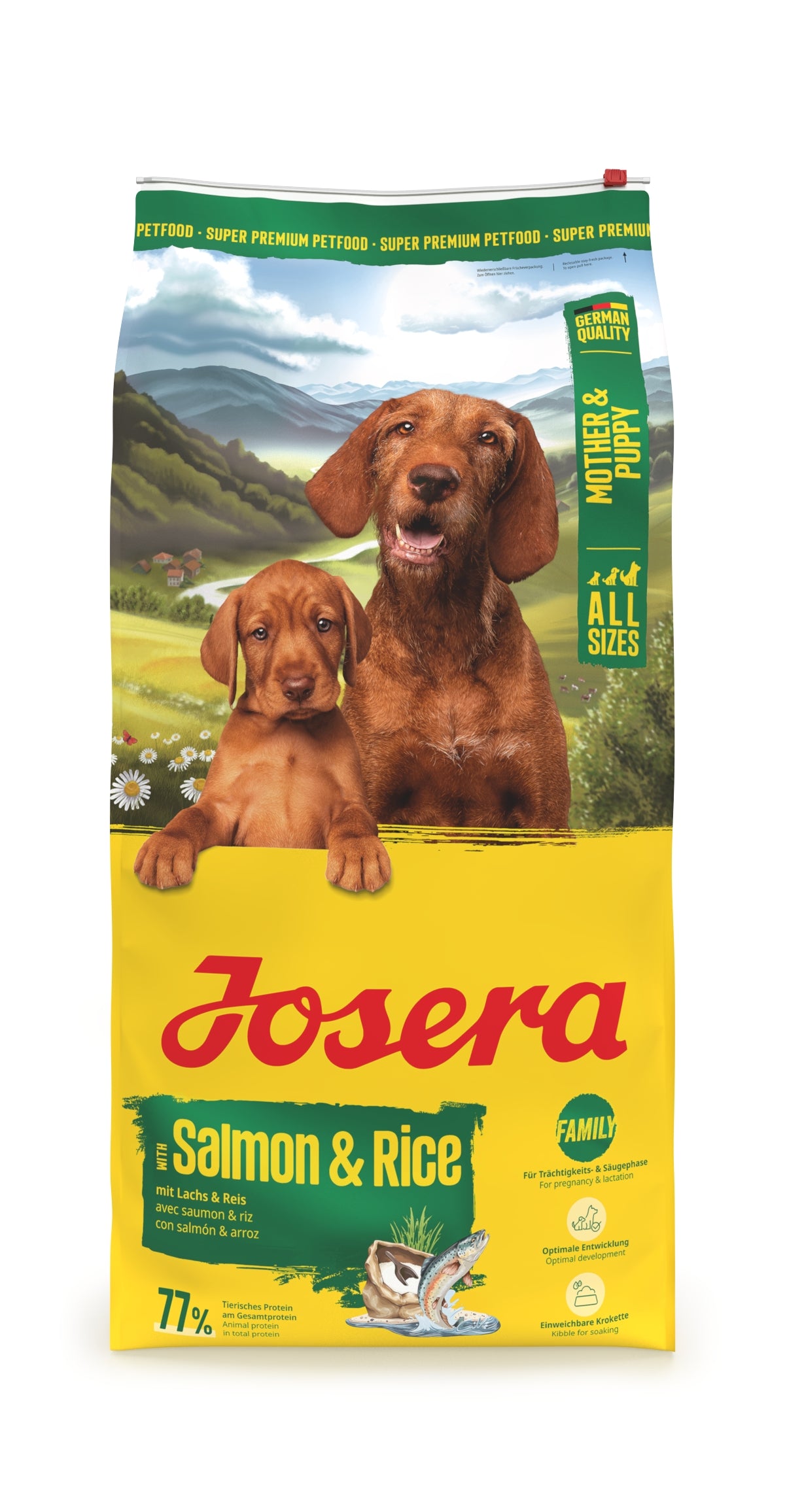 Josera Hund Mother & Puppy Salmon & Rice – Trockenfutter – zoo.de