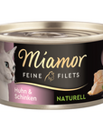 Miamor Cat - Feine Filets Dose Naturell Huhn & Schinken