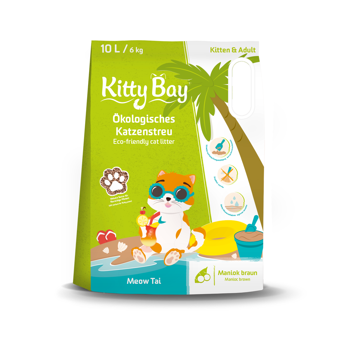 KittyBay - Meow Tai - Maniokmehl braun