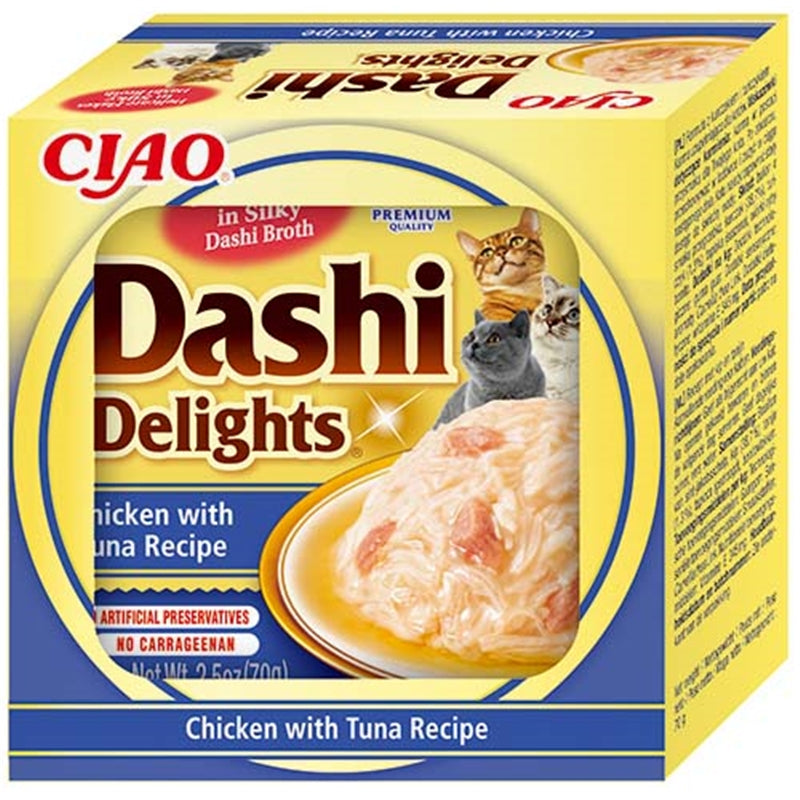 Inaba Cat Dashi Delights Chicken with Tuna Recipe