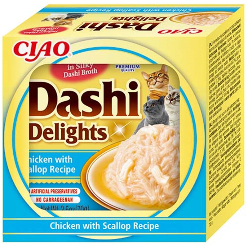 Inaba Cat Dashi Delights Chicken with Scallop Recipe