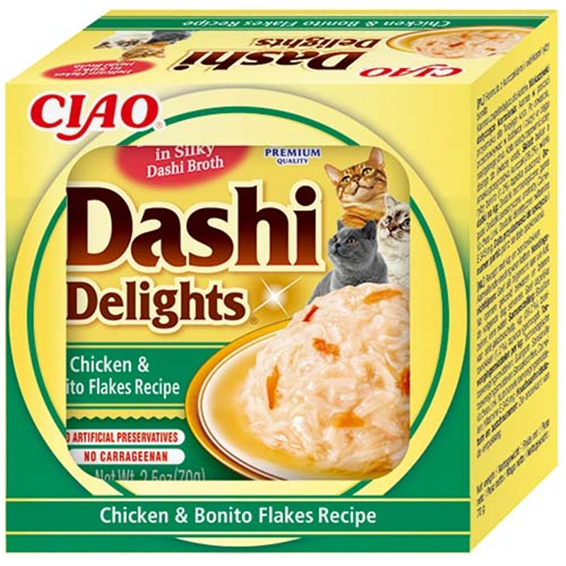 Inaba Cat Dashi Delights Chicken & Bonito Flakes Recipe