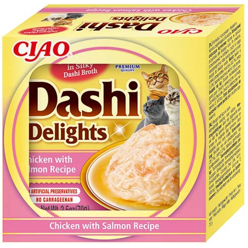 Inaba Cat Dashi Delights Chicken with Salmon Recipe