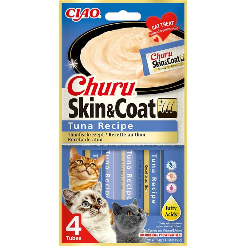 Inaba Cat Churu Skin&Coat Tuna Recipe