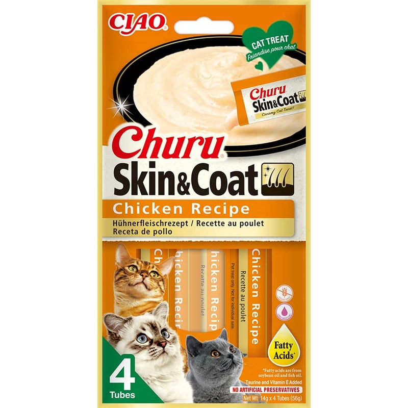Inaba Cat Churu Skin&Coat Chicken Recipe