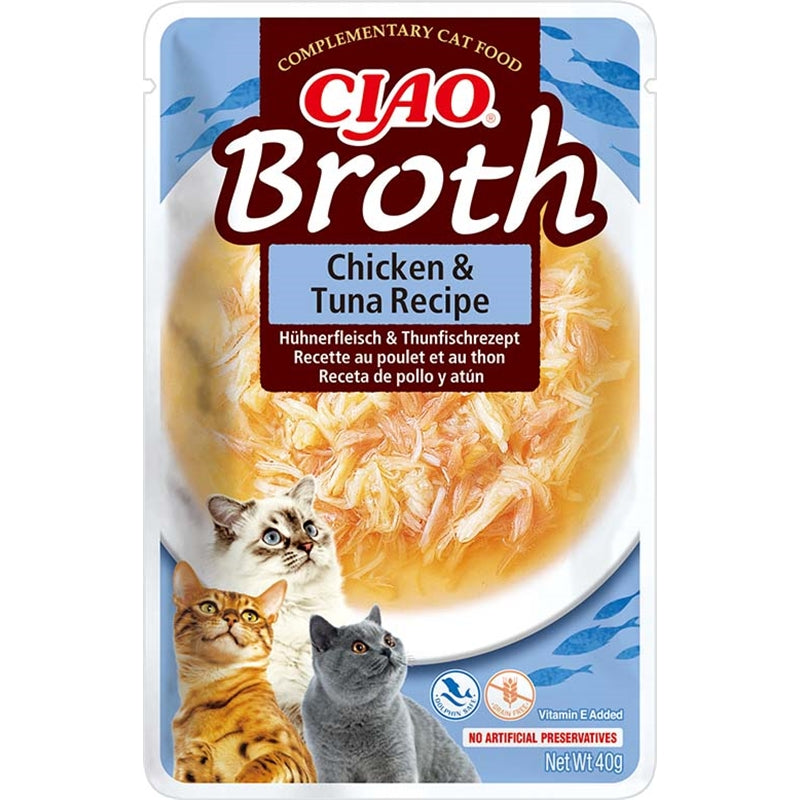 Inaba Cat Ciao Broth Chicken & Tuna Recipe