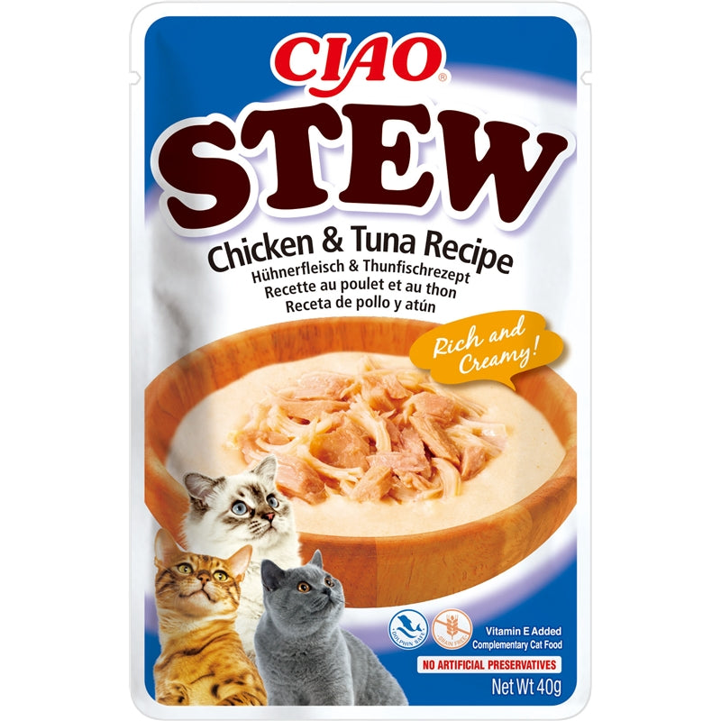 Inaba Cat Ciao Stew Chicken & Tuna Recipe
