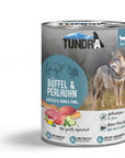 Tundra Dog Büffel & Perlhuhn Nassfutter für Hunde, 800-g-Dose