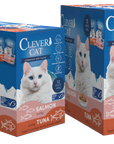 Clever Cat Nassfutter Pouches Lachs & Thunfisch Multipack 12 x 85 g – 12 x 85 g