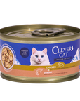 Clever Cat Nassfutter Shredded Huhn & Garnele 70 g – 12 x 70 g