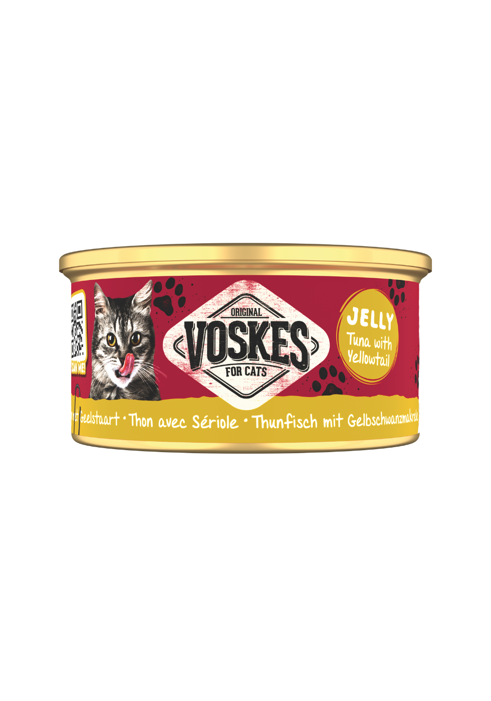 VOSKES - JELLY WETFOOD THUNFISCH MIT GELBSCHWANZMAKRELE