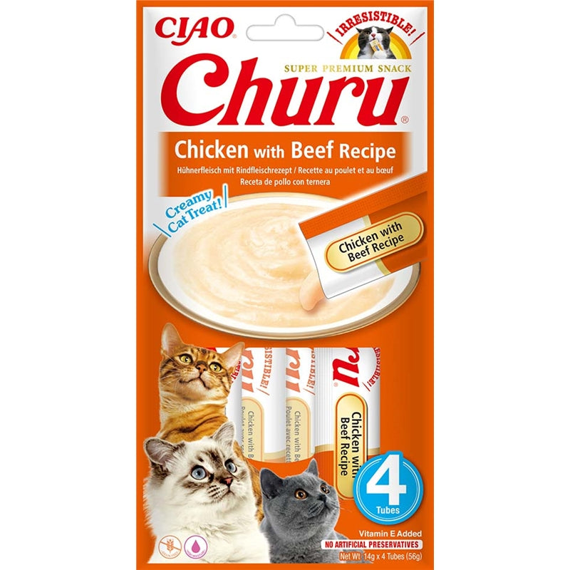 Inaba Cat Churu Chicken with Beef Recipe