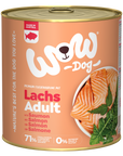WOW DOG Lachs mit Löwenzahn und Brennnessel
