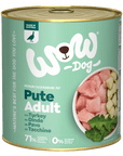 WOW DOG Pute mit Zucchini und Löwenzahn zoo-de