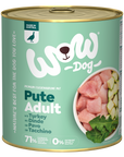 WOW DOG Pute mit Zucchini und Löwenzahn
