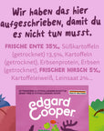 Edgard & Cooper Hund Frischer Hirsch & Ente M