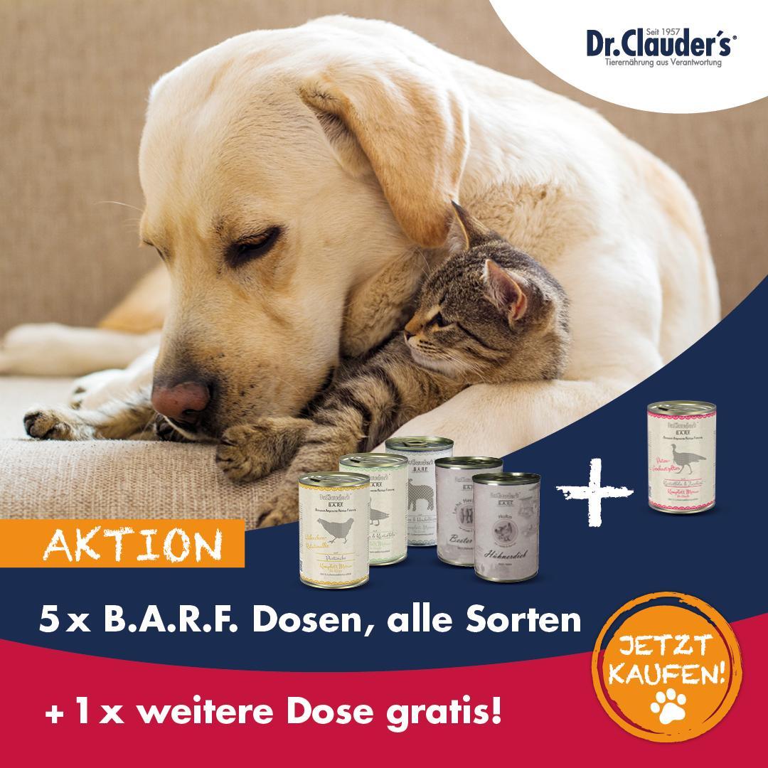 AKTION 5+1 gratis: Dr.Clauder&#39;s BARF für Hunde