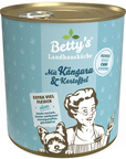 Artikel mit dem Namen Betty's Landhausküche Hund: Känguru & Kartoffel im Shop von zoo.de , dem Onlineshop für nachhaltiges Hundefutter und Katzenfutter.