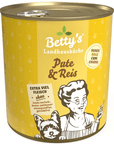 Artikel mit dem Namen Betty's Landhausküche Hund: Pute & Reis im Shop von zoo.de , dem Onlineshop für nachhaltiges Hundefutter und Katzenfutter.