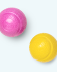 West Paw Boundr Zogoflex Ball 2er-Pack – Gelb/Pink