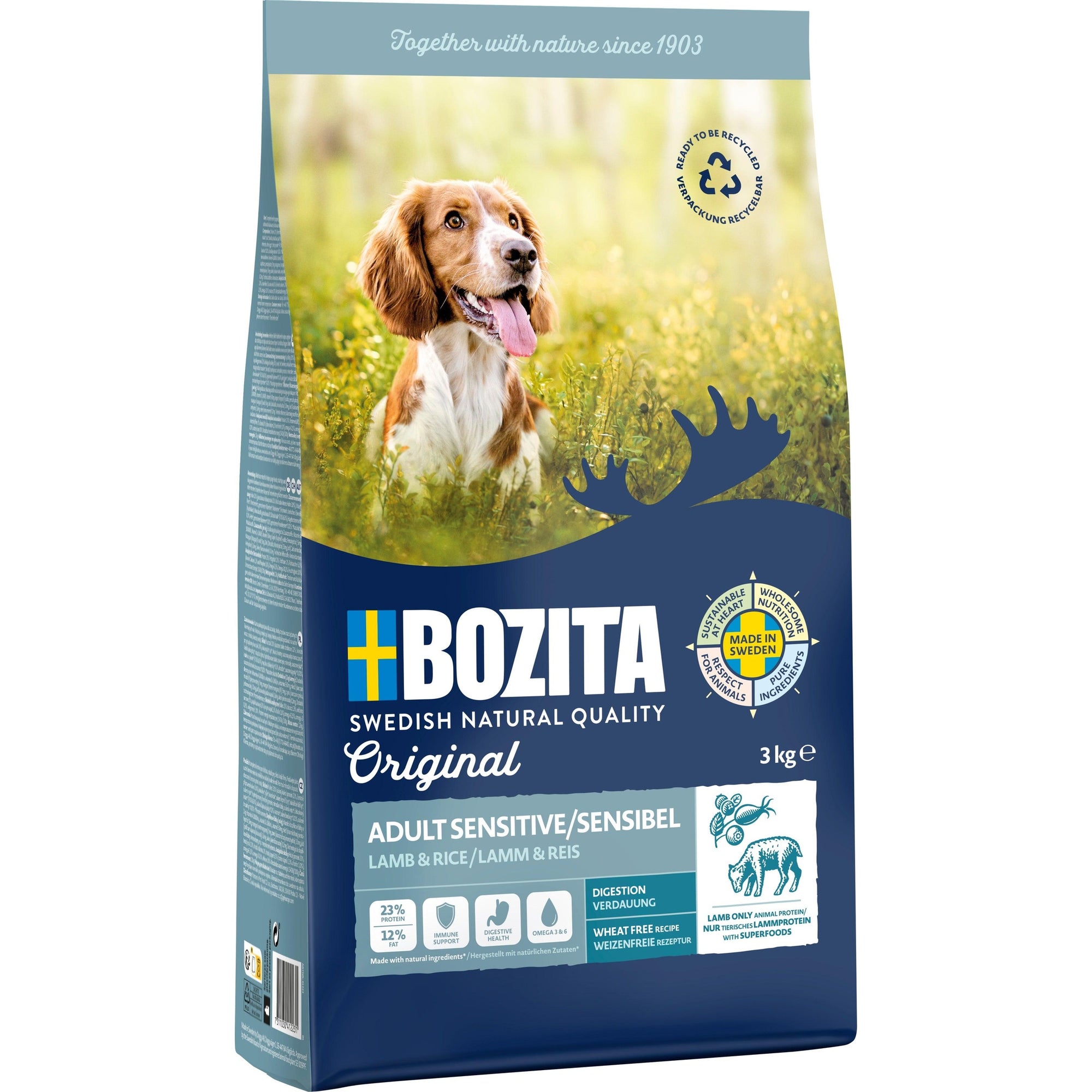 Bozita Dog Original Adult Sensitive Digestion Lamb