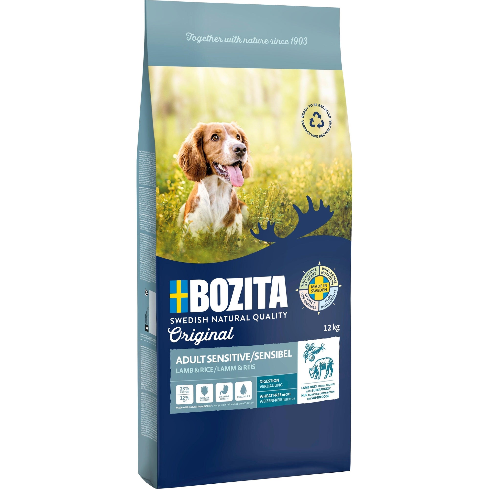 Bozita Dog Original Adult Sensitive Digestion Lamb