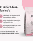 KatKare - Crystal Clean - Smarte Katzenstreu mit Gesundheitsindikator