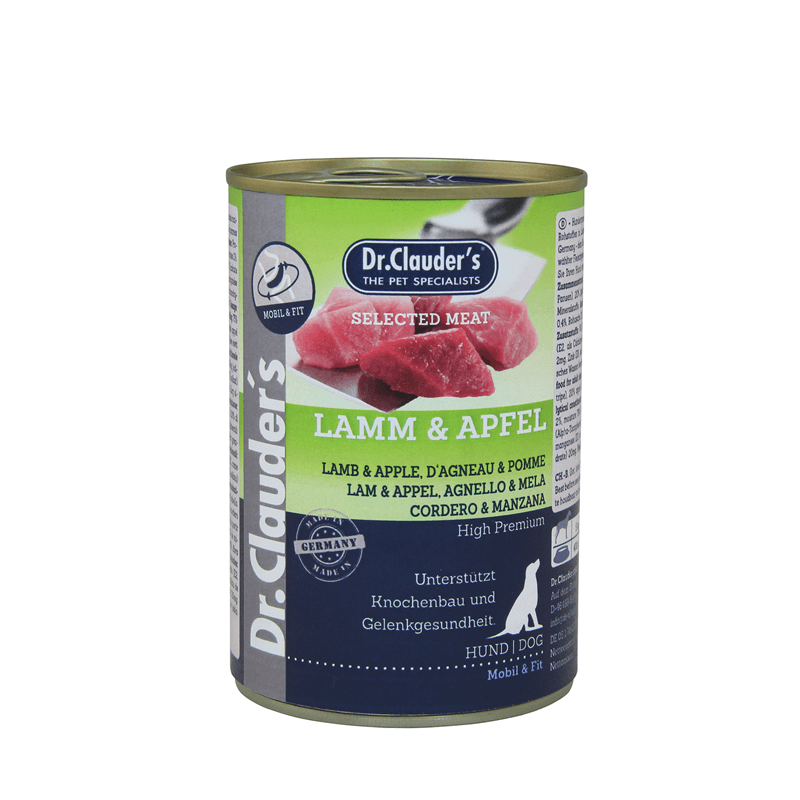 Dr.Clauder's Selected Meat Lamm & Apfel – Hundefutter – zoo.de