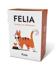 FELIA Pute Nassfutter für Katzen, einzelner 190 g Tetra Pak