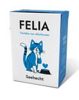 FELIA Seehecht Nassfutter für Katzen, einzelner 190 g Tetra Pak