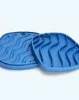 West Paw Seaflex Feast Mat Waves – Blau