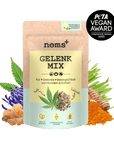 noms+ Gelenkmix Sensitiv & vegan für Hunde und Katzen mit Teufelskralle, Kurkuma & Glucosamin